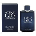 ジョルジオ アルマーニ ジョルジオ アルマーニ 香水 GIORGIO ARMANI アクア ディ ジオ プロフォンド EDP・SP 125ml 【送料無料】【フレグランス ギフト プレゼント 誕生日 メンズ・男性用】【アクア ディ ジオ ACQUA DI GIO PROFONDO EAU DE PARFUM SPRAY】