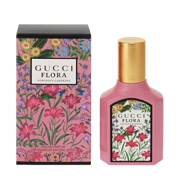 グッチ（GUCCI) 香水 GUCCI フローラ バイ グッチ ゴージャス ガーデニア EDP・SP 30ml 【あす楽 送料無料】【フレグランス ギフト プレゼント 誕生日 レディース・女性用】【フローラ バイ グッチ ガーデン FLORA BY GUCCI GORGEOUS GARDENIA EAU DE PARFUM SPRAY】