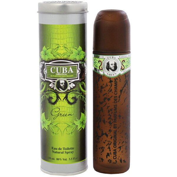 楽天ビューティーファイブ香水 CUBA キューバ グリーン EDT・SP 100ml 【あす楽】【フレグランス ギフト プレゼント 誕生日 メンズ・男性用】【CUBA GREEN EAU DE TOILETTE SPRAY】