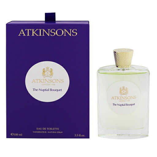 香水 ATKINSONS ザ ナプシャル ブーケ EDT・SP 100ml 【送料無料】【フレグランス ギフト 新生活2025 誕生日 レディース・女性用】【THE NUPTIAL BOUQUET EAU DE TOILETTE SPRAY】 香水 ATKINSONS ザ ナプシャル ブーケ EDT・SP 100ml 【送料無料】【フレグランス ギフト 新生活2025 誕生日 レディース・女性用】【THE NUPTIAL BOUQUET EAU DE TOILETTE SPRAY】