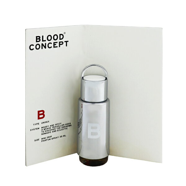 香水 BLOOD CONCEPT B EDP・SP 30ml 【送料込み】【フレグランス ギフト 新生活2025 誕生日 ユニセックス・男女共用】【B EAU DE PARFUM SPRAY】