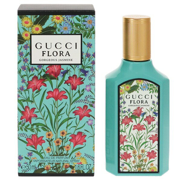 グッチ（GUCCI) 香水 GUCCI フローラ バイ グッチ ゴージャス ジャスミン EDP・SP 50ml 【送料無料】【フレグランス ギフト プレゼント 誕生日 レディース・女性用】【フローラ バイ グッチ FLORA GORGEOUS JASMIN EAU DE PARFUM SPRAY】