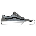 VANS 【日本未発売】バンズ オールドスクール [サイズ：26.5cm(US8.5)] [カラー：リップストップキャンバス ピューター×トゥルーホワイト] #VN0A5KRS195 2023SS【あす楽 送料込み】【靴 メンズ靴 スニーカー】【VANS Old Skool】