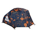 ポーラー POLeR TWO MAN TENT カラー：ALL SEEING NAVY サイズ：152 x 216 x 101cm 222EQU5201-ASN 【あす楽 送料無料】【スポーツ アウトドア アウトドア テント タープ】