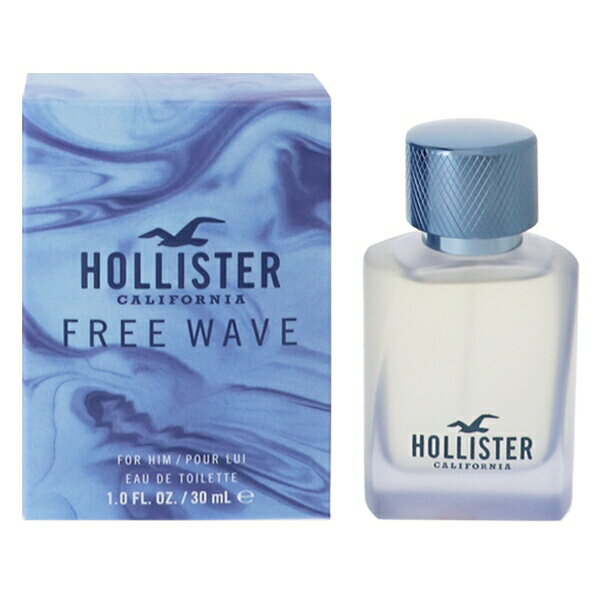 香水 HOLLISTER フリーウェーブ フォーヒム EDT・SP 30ml 【フレグランス ギフト 新生活2025 誕生日 メンズ・男性用】【FREE WAVE FOR HIM EAU DE TOILETTE SPRAY】