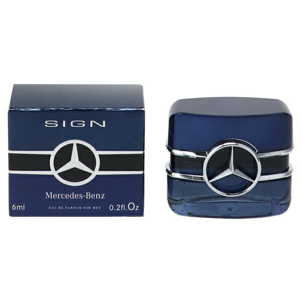 香水 MERCEDES BENZ サイン ミニ香水 EDP・BT 6ml 【フレグランス ギフト プレゼント 誕生日 メンズ・男性用】【SIGN EAU DE PARFUM FOR MEN】