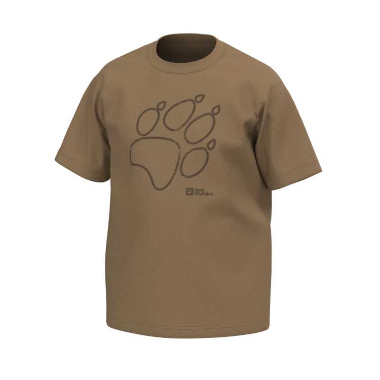 ジャックウルフスキン JACK WOLFSKIN JP ヘリテージ OL ポー Tシャツ(メンズ) [サイズ：XXL] [カラー：コヨーテ] #5031161-5164 2023SS【送料無料】【スポーツ・アウトドア アウトドア ウェア】【JP HERITAGE OL PAW T】