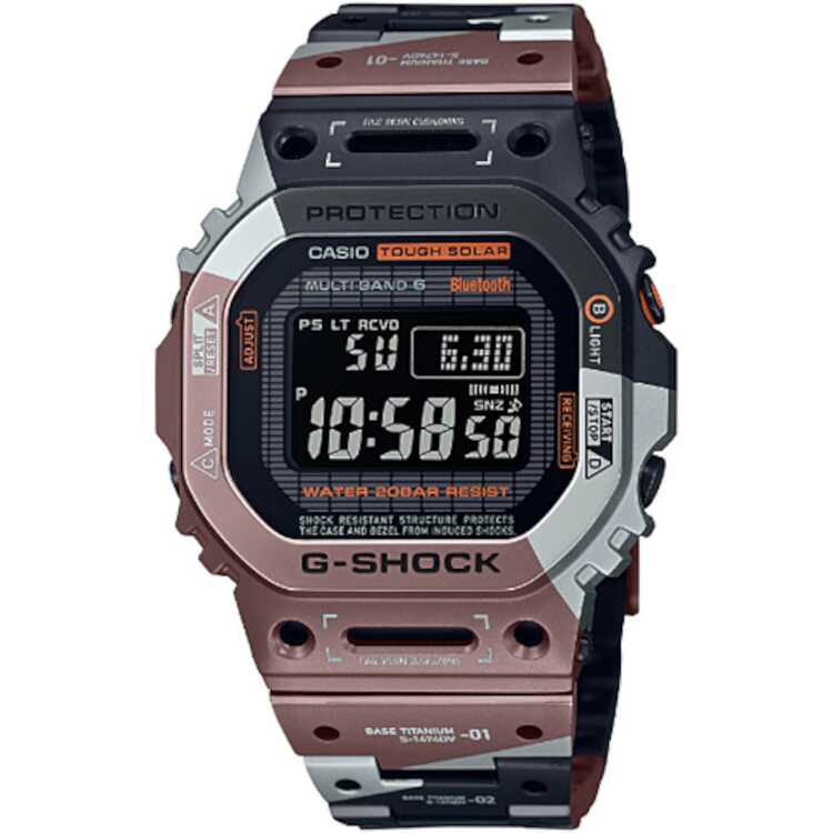 カシオ CASIO G-SHOCK GMW-B5000 フルメタル 幾何学的カモフラ 国内正規品 #GMW-B5000TVB-1JR 【送料無料】【スポーツ・アウトドア アウトドア 精密機器類】