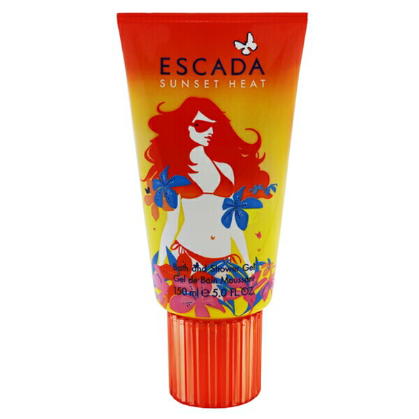 ESCADA サンセット ヒート バス＆シャワージェル 150ml 【あす楽 送料込み(沖縄 離島を除く)】【フレグランス ギフト プレゼント 誕生日 入浴料 シャワージェル】【サンセット ヒート SUNSET HEAT BATH AND SHOWER GEL】