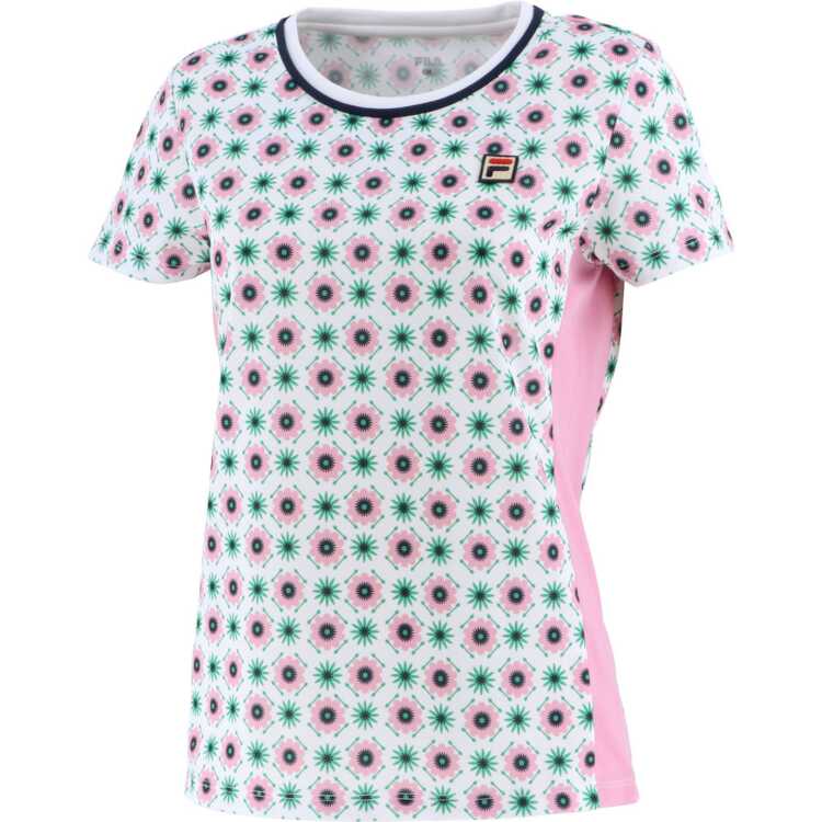 フィラ FILA ゲームシャツ(レディース) [サイズ：M] [カラー：スモーキーピンク] #VL2423-19A 【送料無料】【スポーツ・アウトドア テニス レディースウェア】