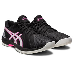 アシックス ASICS ソリューションスイフト FF テニスシューズ (オールコート) [サイズ：27.0cm] [カラー：ブラック×ホットピンク] #1041A298-002 2023SS【あす楽 送料込み(沖縄・離島を除く)】【スポーツ・アウトドア テニス 競技用シューズ】【SOLUTION SWIFT FF】