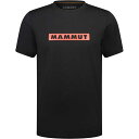 マムート MAMMUT QD ロゴプリント Tシャツ AF(メンズ) サイズ：M(日本サイズL相当) カラー：ブラック PRT2 1017-02012-00254 2023SS【あす楽 送料込み(沖縄 離島を除く)】【スポーツ アウトドア アウトドア ウェア】【QD LOGO PRINT T-SHIRT AF MEN】