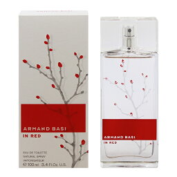 アルマンド バジ アルマンド バジ 香水 ARMAND BASI インレッド EDT・SP 100ml 【あす楽 送料無料】【フレグランス ギフト プレゼント 誕生日 レディース・女性用】【IN RED EAU DE TOILETTE SPRAY】