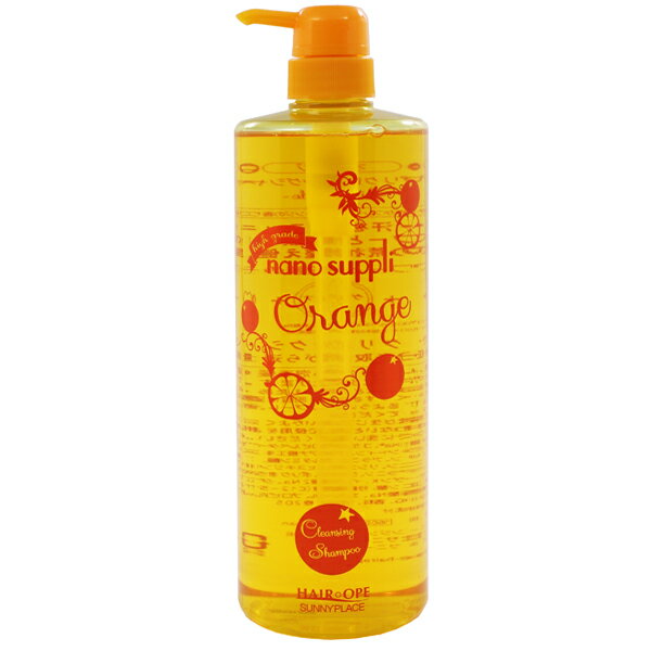 サニープレイス SUNNY PLACE ヘアオペ ナノサプリ クレンジングシャンプー オレンジ 1000ml サニープレイス シャンプー本体【あす楽】【ヘアケア シャンプー 本体】【NANO SUPPLI CLEANSING SHAMPOO PROFESSIONAL USE ORANGE】