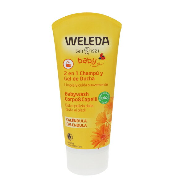 ヴェレダ ヴェレダ WELEDA カレンドラ ベビーウォッシュ＆シャンプー 200ml 【あす楽】【化粧品・コスメ ボディケア 石けん・ボディ洗浄料】【CALENDULA SHAMPOO ＆ BODY WASH】