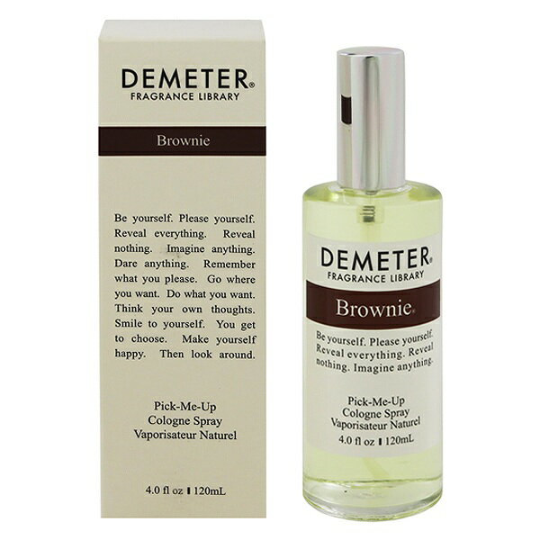 ディメーター ディメーター 香水 DEMETER ブラウニー EDC・SP 120ml 【あす楽 送料込み(沖縄・離島を除く)】【フレグランス ギフト プレゼント 誕生日 レディース・女性用】【クラシックラベル BROWNIE COLOGNE SPRAY】