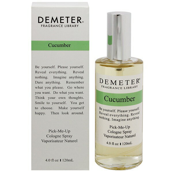 ディメーター ディメーター 香水 DEMETER キューカンバ EDC・SP 120ml 【あす楽 送料込み(沖縄・離島を除く)】【フレグランス ギフト プレゼント 誕生日 ユニセックス・男女共用】【クラシックラベル CUCUMBER COLOGNE SPRAY】