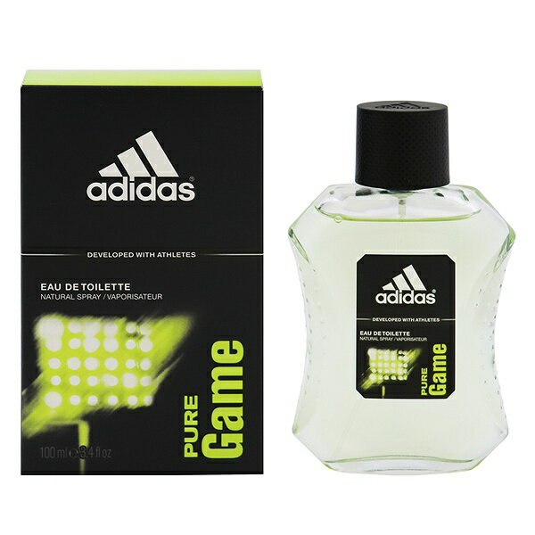 【クーポン有】 アディダス 香水 ADIDAS ピュアゲーム (箱なし) EDT・SP 100ml 【フレグランス ギフト プレゼント 誕生日 メンズ・男性用】【PURE GAME EAU DE TOILETTE SPRAY】のサムネイル