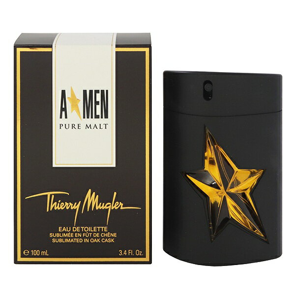 テュエリーミュグレー 香水 THIERRY MUGLER A☆MEN ピュア モルト EDT・SP 100ml 【送料無料】【フレグランス ギフト プレゼント 誕生日 メンズ・男性用】【A☆MEN A☆MEN PURE MALT EAU DE TOILETTE SPRAY】