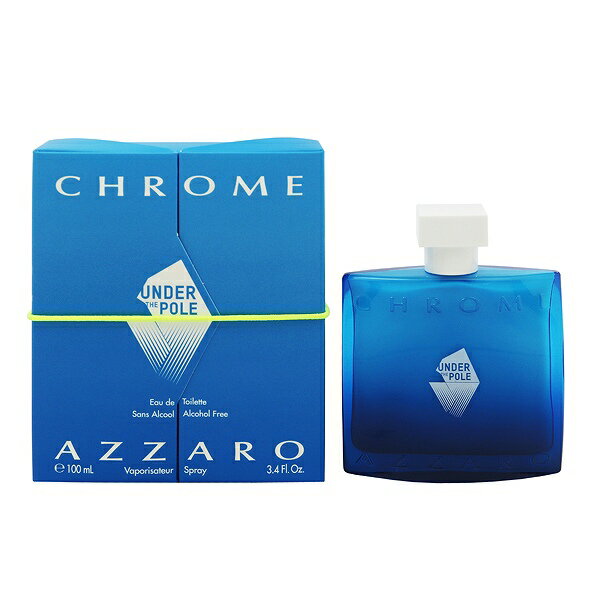 アザロ 香水 AZZARO クローム アンダー ザ ポール EDT SP 100ml 【あす楽 送料込み(沖縄 離島を除く)】【フレグランス ギフト プレゼント 誕生日 メンズ 男性用】【クローム CHROME UNDER THE POLE EAU DE TOILETTE SPRAY】