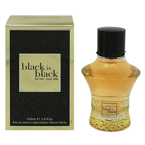 ニュ パルファム 香水 NU PARFUMS ブラック イズ ブラック フォーハー EDP SP 100ml 【あす楽】【フレグランス ギフト プレゼント 誕生日 レディース 女性用】【BLACK IS BLACK FOR HER EAU DE PARFUM SPRAY】