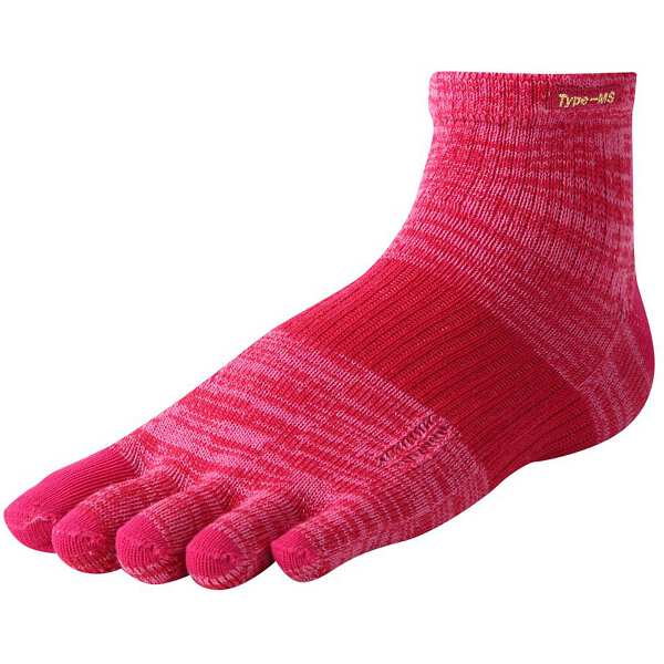 アールエルソックス RXL SOCKS メリノソックス 5本指タイプ Type-MS [サイズ：M(24-26cm)] [カラー：ピンク] #MW-2001-40 【スポーツ・アウトドア スポーツウェア・アクセサリー その他】