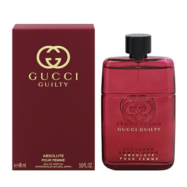 楽天ビューティーファイブグッチ 香水 GUCCI ギルティ アブソリュート EDP・SP 90ml 【あす楽 送料無料】【フレグランス ギフト プレゼント 誕生日 レディース・女性用】【ギルティ GUILTY ABSOLUTE POUR FEMME EAU DE PARFUM SPRAY】