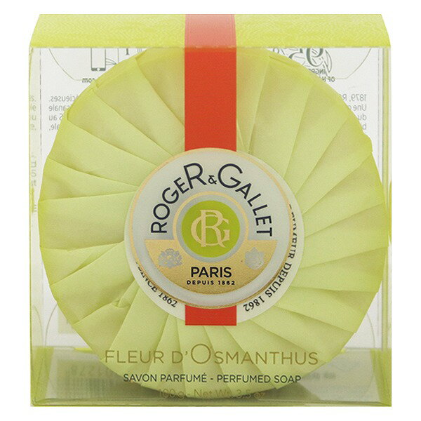 ROGER＆GALLET オスマンティウス パフュームド ソープ 100g 【あす楽】【フレグランス ギフト プレゼント 誕生日 石けん ボディ洗浄料】【オスマンティウス FLEURD’D OSMANTHUS PERFUMED SOAP】