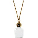 香水 HIROSE ATOMIZER 1cc アロマペンダント穴あきタイプ 14184 穴あきスクエア (ホワイト/ゴールド) 1ml 【フレグランス ギフト ...