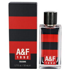 アバクロンビー＆フィッチ 香水 ABERCROMBIE＆FITCH A＆F 1892 レッド EDC・SP 50ml 【送料込み(沖縄・離島を除く)】【フレグランス ギフト プレゼント 誕生日 メンズ・男性用】【A＆F 1892 RED COLOGNE SPRAY】