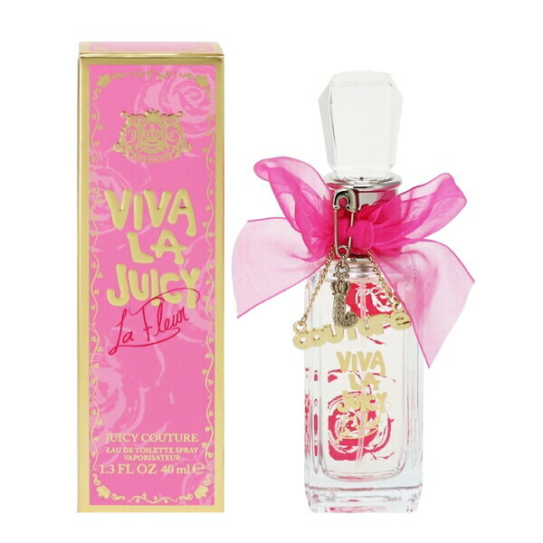 ジューシー クチュール 香水 JUICY COUTURE ビバ ラ ジューシー ラ フルール EDT・SP 40ml 【あす楽 送料込み(沖縄・離島を除く)】【フレグランス ギフト プレゼント 誕生日 レディース・女性用】【ビバ ラ ジューシ VIVA LA JUICY LA FLEUR EAU DE TOILETTE SPRAY】