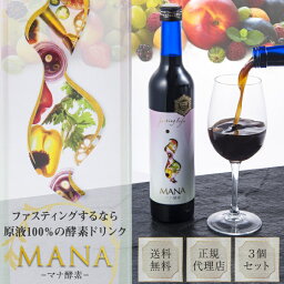 マナ酵素 MANA酵素 酵素ドリンク 無添加 500ml 3本セット ファスティング 断食 置き換え ダイエット 酵素 ダイエットドリンク 酵素飲料 美容 健康 酵素ダイエット ファスティングライフ お試し