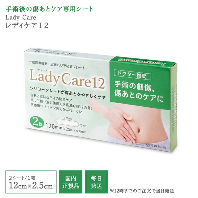 レディケア12 国内正規品 ギネマム 2枚入り Lady Care12 帝王切開 傷 テープ 傷跡  ...