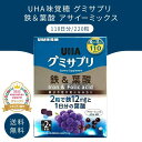 UHA 味覚糖 グミ サプリ 鉄&葉酸 220粒 10日分×11パック入り アサイーミックス味 コラーゲン サプリメント 栄養補給 人工香料不使用