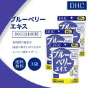 DHC ブルーベリーエキス 90日分 180粒 3袋セット サプリメント 健康食品 ディーエイチシー ブルーベリー ビタミン ルテイン 男性 女性