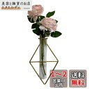 umely 壁掛け一輪挿し インテリア 花瓶 フラワー 試験管 ガラス 吊り下げ フェイクグリーン 花 装飾 (typeE)