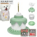 Ddomijoy ペット誕生日飾り付け イヌ 犬 ペット用 コンビネーション食器 スローフードボウル 缶詰の蓋 フードストッカー 誕生日グッズ バースデーケーキ...