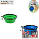 TUDOUZZZ 折りたたみ フードボウル 携帯ペットボウル 折り畳み シリコン製 給水ボウル ペット食器 餌入れ 水やり用品 蓋付き 漏れ防止 カラビナ付 軽...
