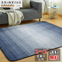 VK Living カーペット ラグ ラグマット 絨毯 135×185cm(約1.5畳) 滑り止め 洗える 防ダニ 抗菌 防臭 オールシーズン 床暖房 ホットカーペット対応 簡単に掃除 おしゃれ 北欧 フランネルラグ オンブレブルー