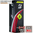 BRIDGESTONE(ブリヂストン)ゴルフボール TOUR B X 2024年モデル スリーブ箱 3球入 イエロー B4YXJ