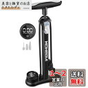 MOHEGIA 自転車 空気入れ: デジタル エアポンプ - 仏式/米式/英式バルブ対応 - 数字表示 デジタル圧力計 - ブラック