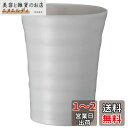 ベストコ あったか&ひんやり 焼酎 タンブラー セラミック 300ml 真空二重構造 保冷 保温 シャインホワイト NM-151