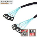 NFHK 内蔵SAS 4Sataホスト4 SATA 7ピン??ターゲットハードディスク6Gbpsデータケーブル50cm(2)