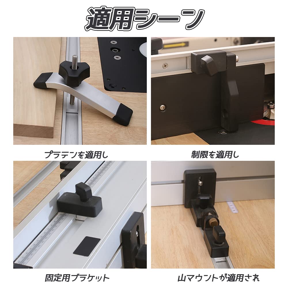 YFFSFDC Tスロットナット 10個入り M6 Tスロットファスナー 木工ツール治具用ネジ溝ファスナー テーブルソーアクセサリー 木工道具
