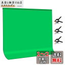 PULUZ グリーンバック 2×2m背景布 緑 グリーンスクリーン 袋縫い 撮影用バックペーパー green screen 厚手ポリエステル綿素材 撮影 背景 洗濯可能 3つ強力クリップ付き オンライン会議zoom用/クロマキー合成/バーチャル背景/リモート背景/全身写真用 (グリーン, 2×2m)