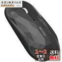 バッファロー ワイヤレス モバイルマウス Bluetooth FLEXUS 薄型軽量 3ボタン 無線 静音 BlueLED MIL規格準拠 dpi切替(600/1200) プレゼンテーションモード搭載 節電モデル 最大972日使用可能 Windows/Mac/Chrome/Android/iOS/iPad OS対応 ジオメトリデザイン ブラックB