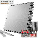 SOLPEX トレーニング ジョイントマット エクササイズマット 防音 衝撃吸収マット ホームジム 大判 ジムマット 60cm×60cm×1.2cm 6枚/12...