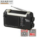 エルパ (ELPA) ソーラーダイナモラジオ アウトドア 充電 ソーラー ER-DY10F
