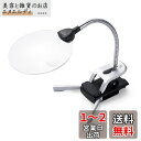 Sutekus スタンドルーペ ルーペ拡大鏡 拡大ルーペ 読書ルーペ 拡大鏡スタンド LEDライト付き クリップ対応 レンズ径11cm/13cm 2.5倍/5倍...