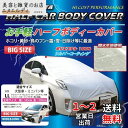 SKTインダストリー 自動車用 お手軽 ハーフ カーボディーカバー(車体カバー/ハーフカバー) SKT-HBC-01 【LL ビッグサイズ】